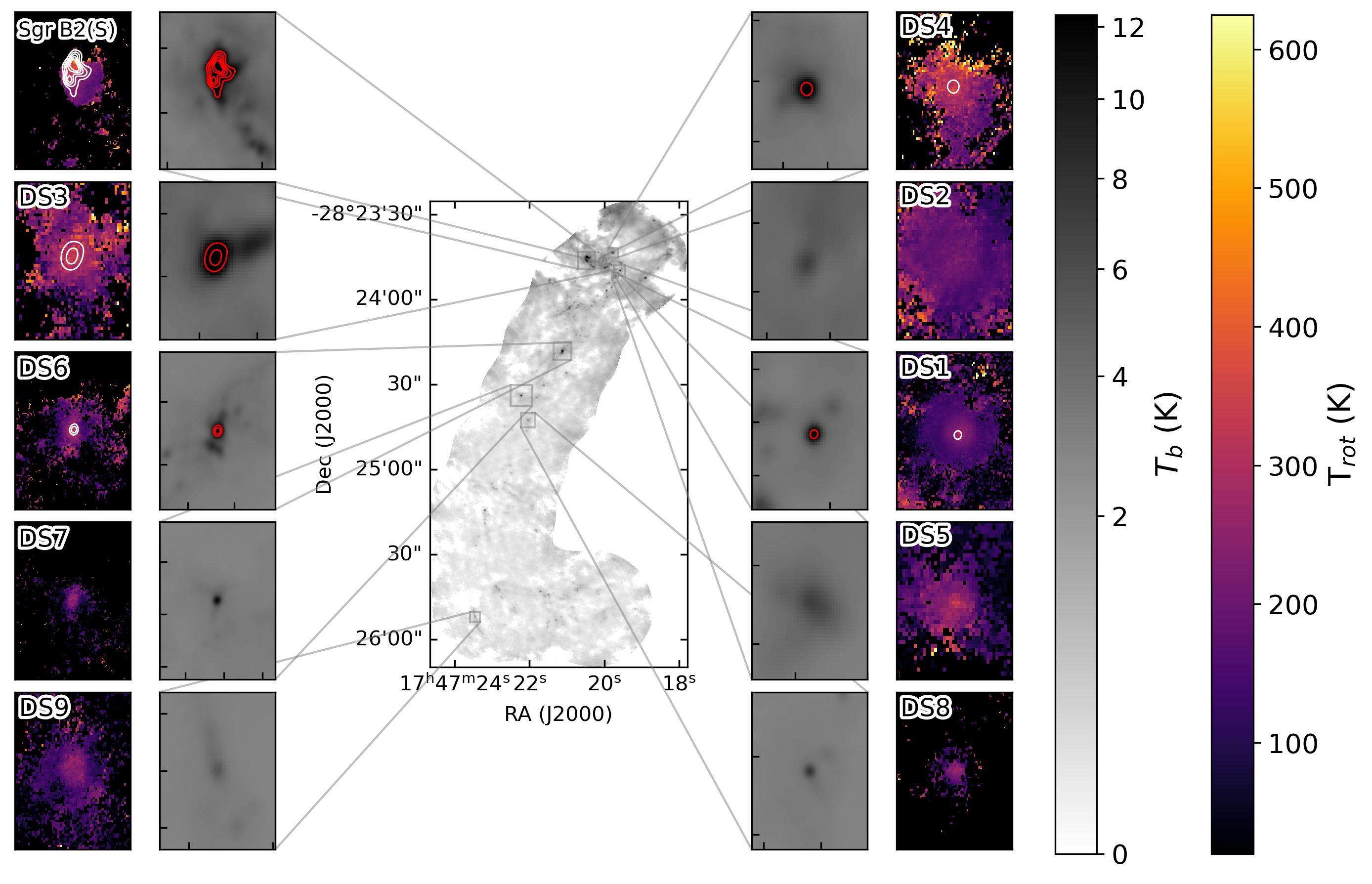 Hot core selection from Jeff et al. 2024